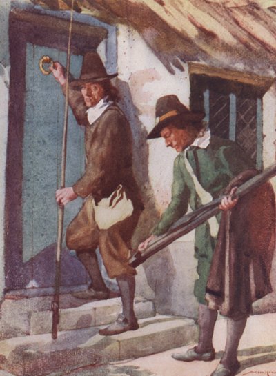 Illusztráció a The Compleat Anglerhez, Izaak Walton (színes litó) alkotó: William Lee Hankey