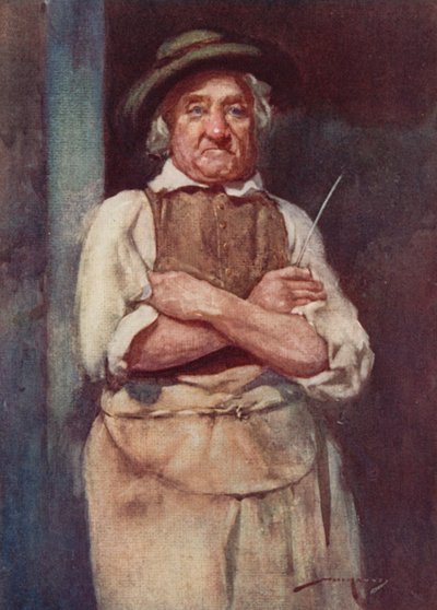 Illusztráció: Oliver Goldsmith A kihalt faluhoz (színes litó) alkotó: William Lee Hankey