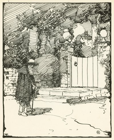 Illusztráció: Oliver Goldsmith A kihalt faluhoz (színes litó) alkotó: William Lee Hankey