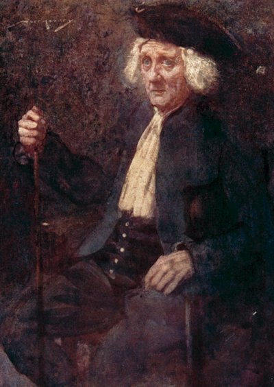 Illusztráció: Oliver Goldsmith A kihalt faluhoz (színes litó) alkotó: William Lee Hankey