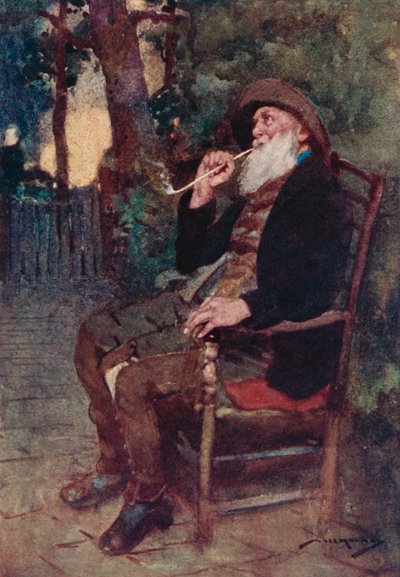Illusztráció: Oliver Goldsmith A kihalt faluhoz (színes litó) alkotó: William Lee Hankey