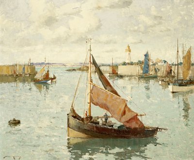 A Szajna torkolatának közelében alkotó: William Lee Hankey