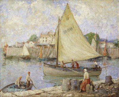 Menj a horgászföldre, Honfleur alkotó: William Lee Hankey