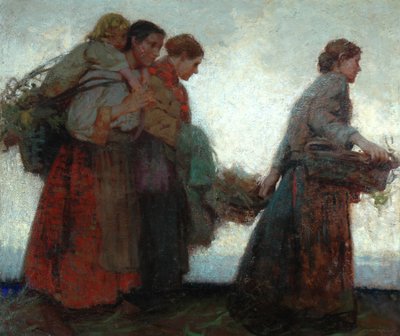 A gátakon (olaj, vászon) alkotó: William Lee Hankey