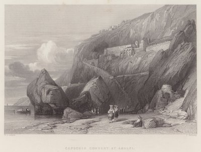Kapucinus kolostor Amalfiban (metszet) alkotó: William Leighton Leitch