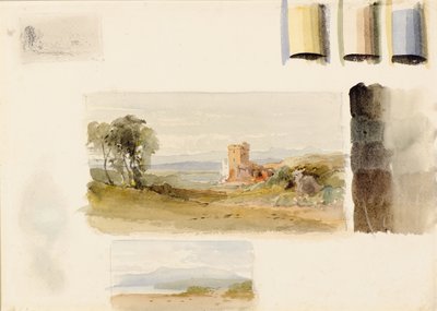 Leckék a tájfestés színsémájával jelzett alkotó: William Leighton Leitch