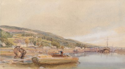 A Clyde-on, Bowling közelében alkotó: William Leighton Leitch