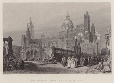 Palermói székesegyház (Madre Chiesa) (metszet) alkotó: William Leighton Leitch