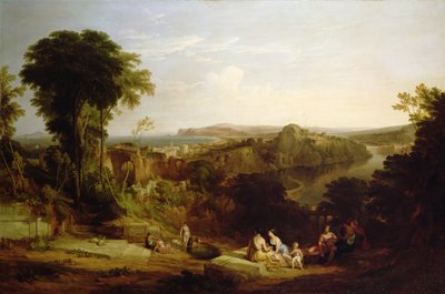 Lucullus villa Misenumban a Nápolyi-öbölben alkotó: William Leighton Leitch