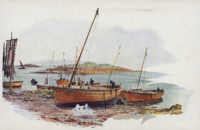Loch Fyne Herring Skiffs a Tarbetben alkotó: William Lionel Wyllie
