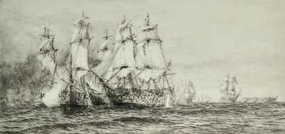 Tengeri tájkép alkotó: William Lionel Wyllie