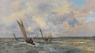 Garnélarák a szél felé (olaj, vászon) alkotó: William Lionel Wyllie