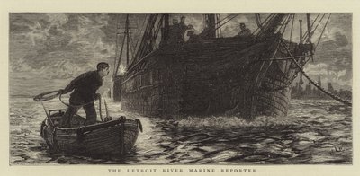 A Detroit River Marine Reporter alkotó: William Lionel Wyllie