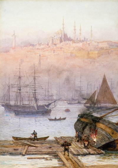 Az Aranyszarv, 1896 alkotó: William Lionel Wyllie