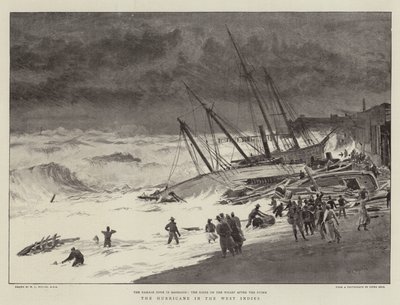 A hurrikán Nyugat-Indiában alkotó: William Lionel Wyllie