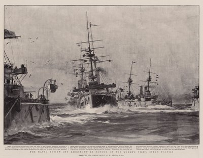 The Naval Review off Kingstown, a Queen