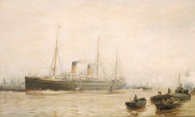 A "teutonok" elhagyják Liverpoolt alkotó: William Lionel Wyllie