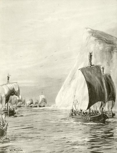 „Apály van a férfiak dolgában” (mélynyomás) alkotó: William Lionel Wyllie