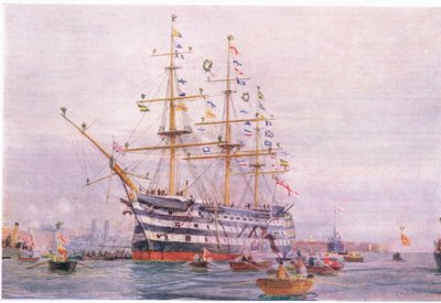 Trafalgar évfordulója alkotó: William Lionel Wyllie