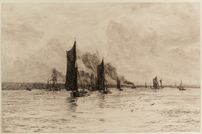 Az özönvíz utolsó cseppjénél alkotó: William Lionel Wyllie