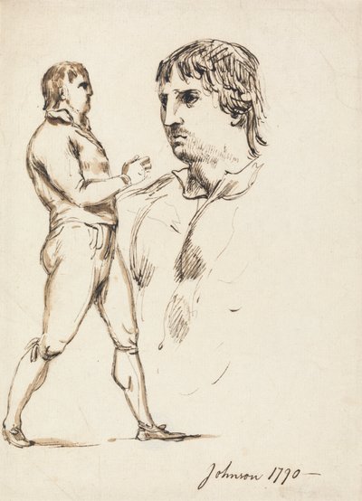A Pugilist Johnson portréja alkotó: William Lock Ii
