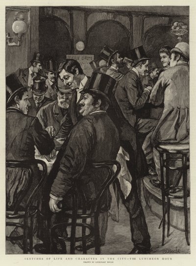 Vázlatok az életről és a jellemről a városban, az Ebédóra alkotó: William Lockhart Bogle