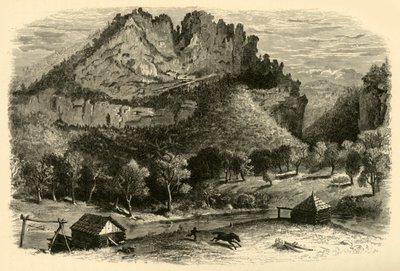"Seneca sziklái", 1872. alkotó: William Ludwell Sheppard