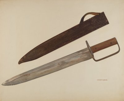 Árokkés és hüvely, c. 1941. alkotó: William Ludwig