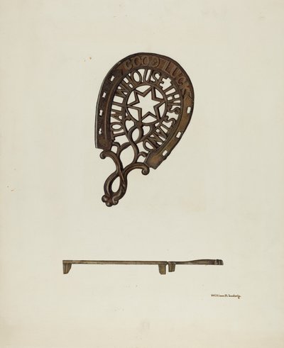 Trivet, c. 1939. alkotó: William Ludwig