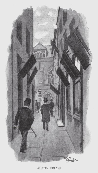 Austin Friars (litho) alkotó: William Luker