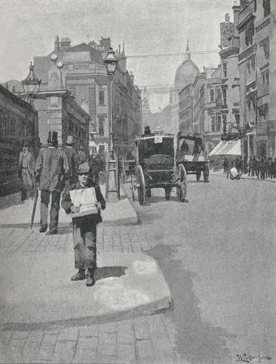 Cannon Street, 1891 alkotó: William Luker