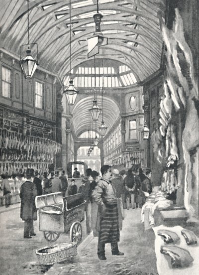 Leadenhall piac, 1891 alkotó: William Luker