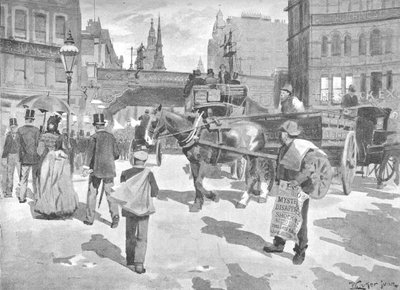 Ludgate Cirkusz, 1891 alkotó: William Luker