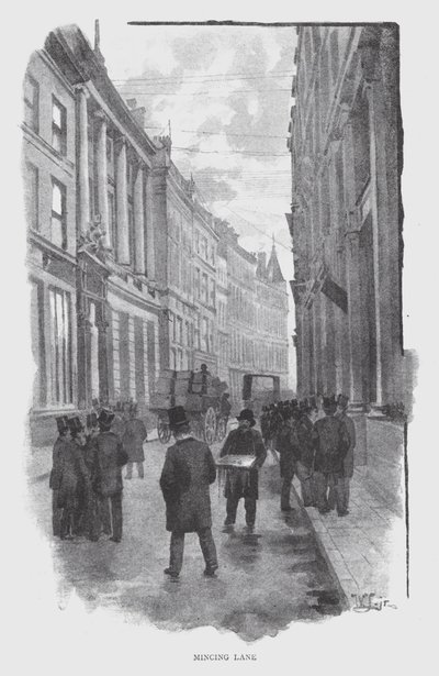 Mincing Lane (litho) alkotó: William Luker