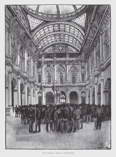 On Change, Royal Exchange (litho) alkotó: William Luker