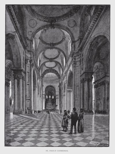 Szent Pál székesegyház (litho) alkotó: William Luker