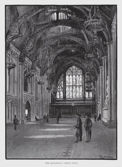 Céhterem, Nagyterem (litho) alkotó: William Luker