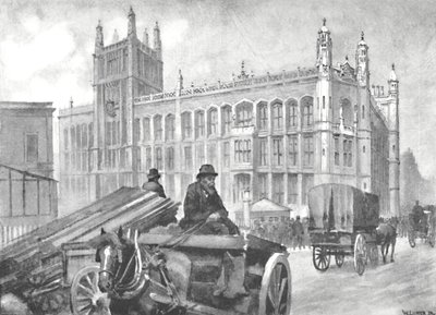 The Record Office, Fetter Lane, 1891 alkotó: William Luker