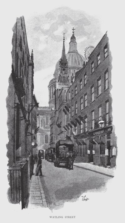 Walting Street (litho) alkotó: William Luker
