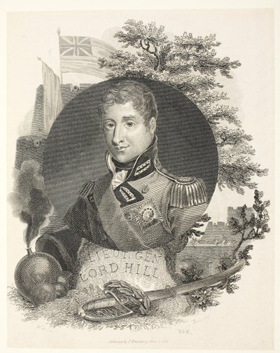 Lord Hill KB altábornagy, engr Brown, pub. Kinnersley, 1815 alkotó: William Marshall Craig