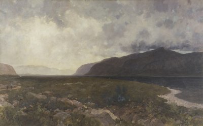 Loch Maree a Grudie-hídról, 1905 körül (olaj, vászon) alkotó: William Matthew Hale