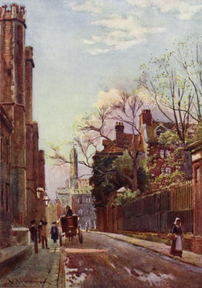Queens Lane, a régi Mill Street helye alkotó: William Matthison
