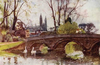 Trinity Bridge, Kings College kápolna a távolban alkotó: William Matthison