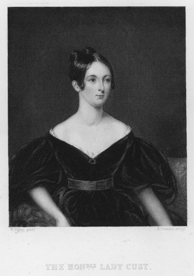 Lady Cust (metszet) alkotó: William Maw Egley