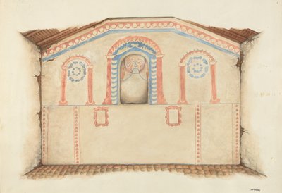 Falfestmény Reredos, 1939. alkotó: William McAuley