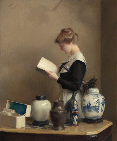 A háziasszony alkotó: William McGregor Paxton