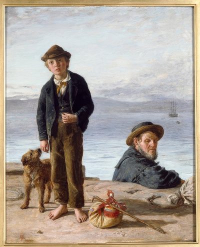 W.McTaggart, Kimenni a tengerre / Gemälde alkotó: William McTaggart