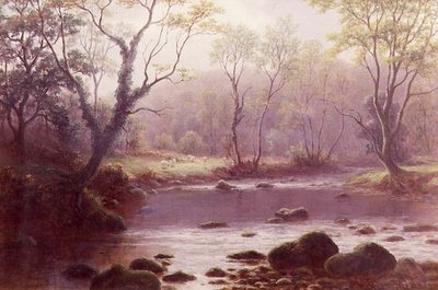A Wharfe-on (akvarell, papír) alkotó: William Mellor