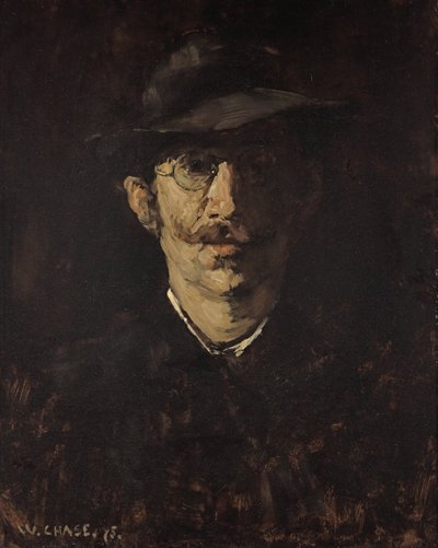 Hugo von Habermann portréja alkotó: William Merritt Chase