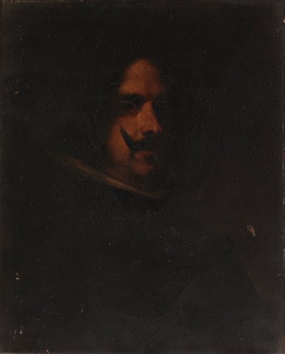 Egy ember feje, kb. 1872-1879. alkotó: William Merritt Chase